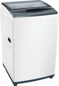 Front View of Bosch 7kg Fully Automatic Top Loading Washing Machine under 20000