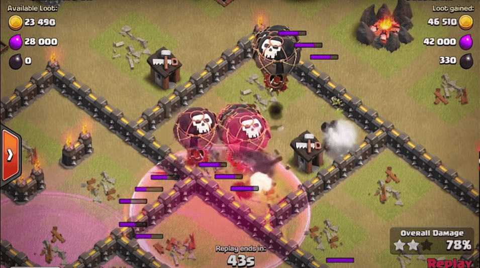 Lavaloon Best Troop Strategies in Clash of Clans for 9th Town Hall Freshers